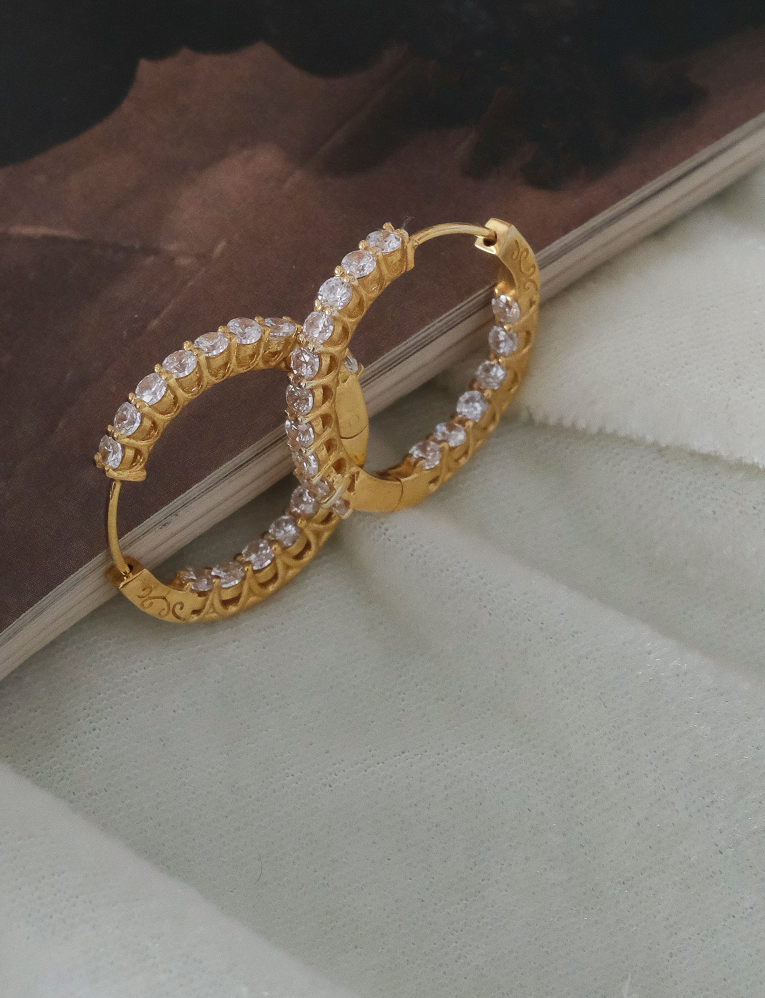 Tarini Manchanda in Inside Out Hoop Earring