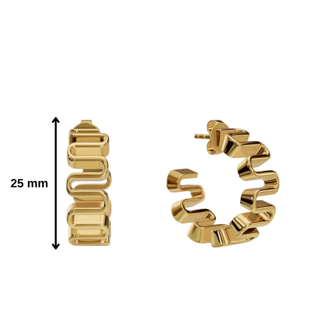 Wavy Hoops