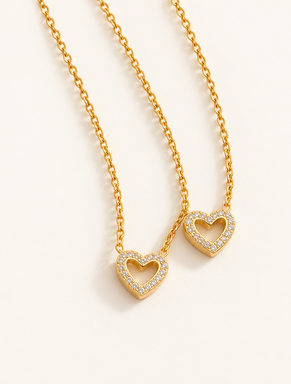 Pave Love Necklace
