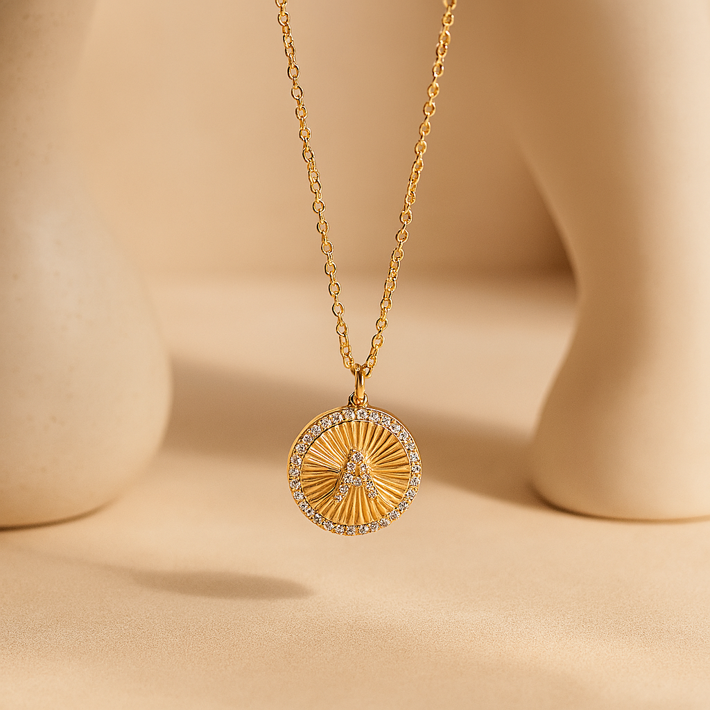 Initial Ray Necklace