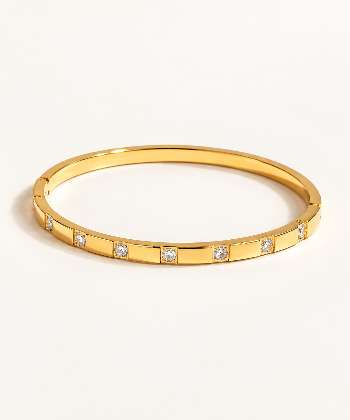 Diamond Line Bangle