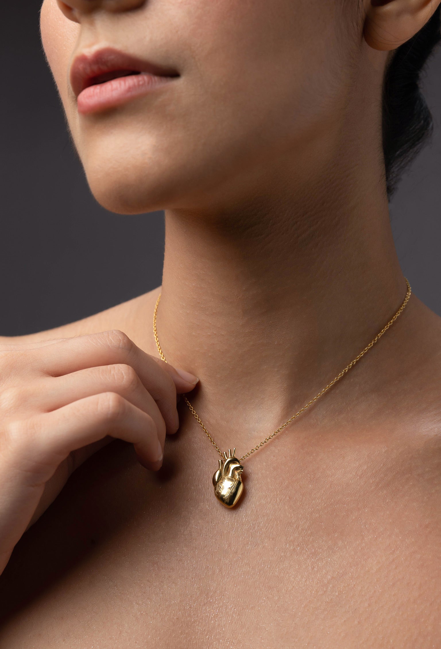 Aisha Ahmed in We Heart It Necklace