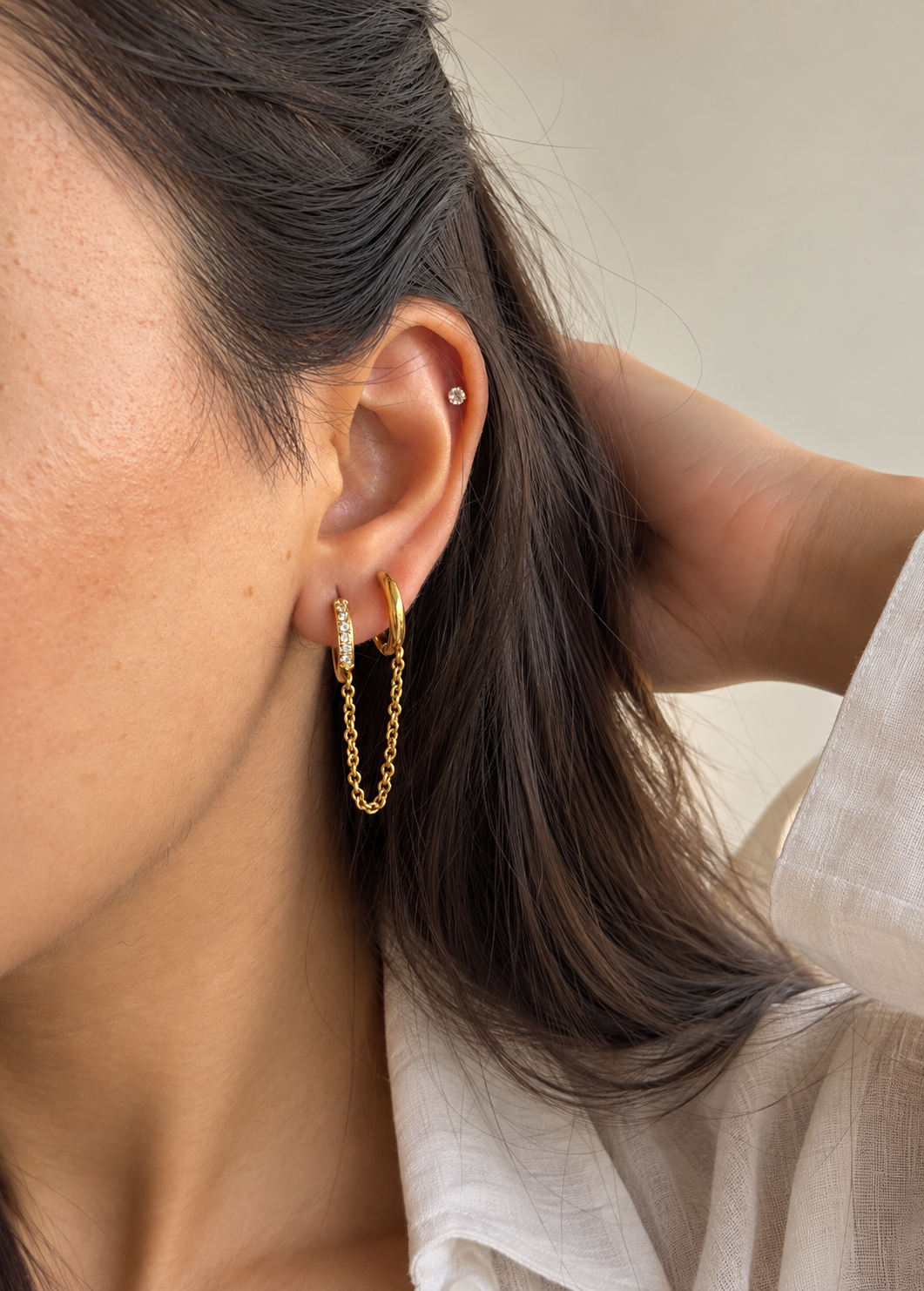 Gazy Chain Earring