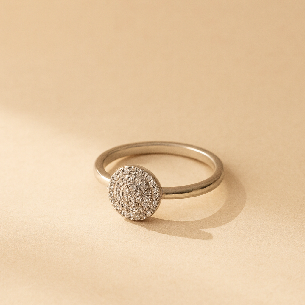 Diamond Circle Ring