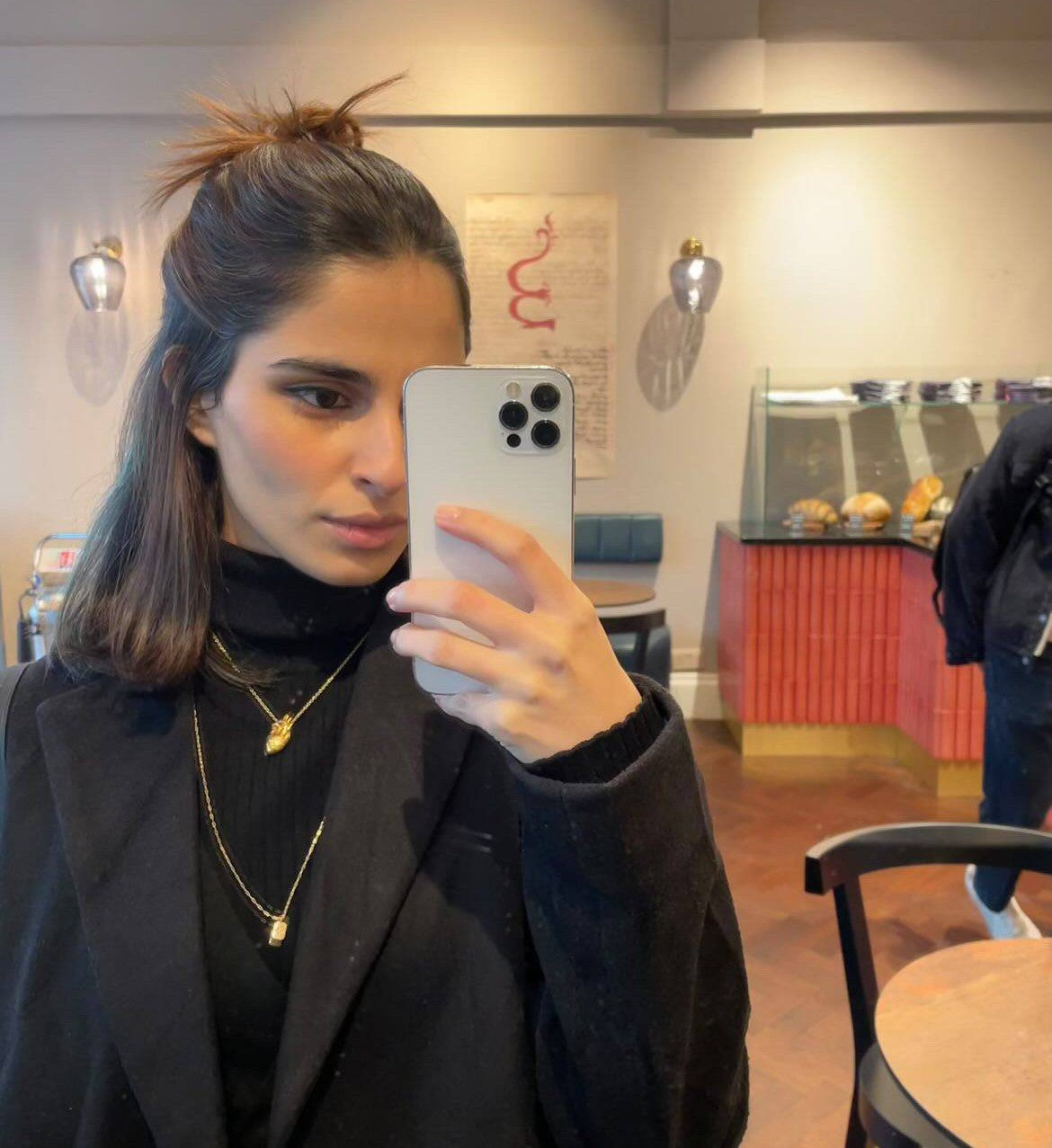 Aisha Ahmed in We Heart It Necklace