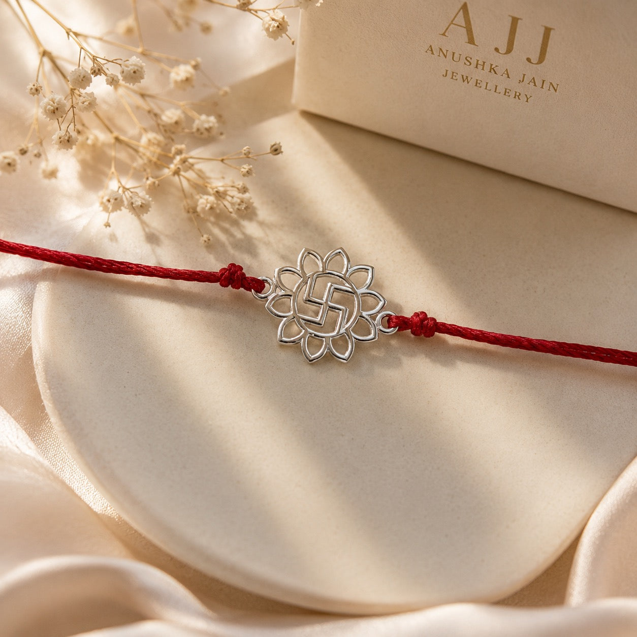 Swastik Flower Rakhi