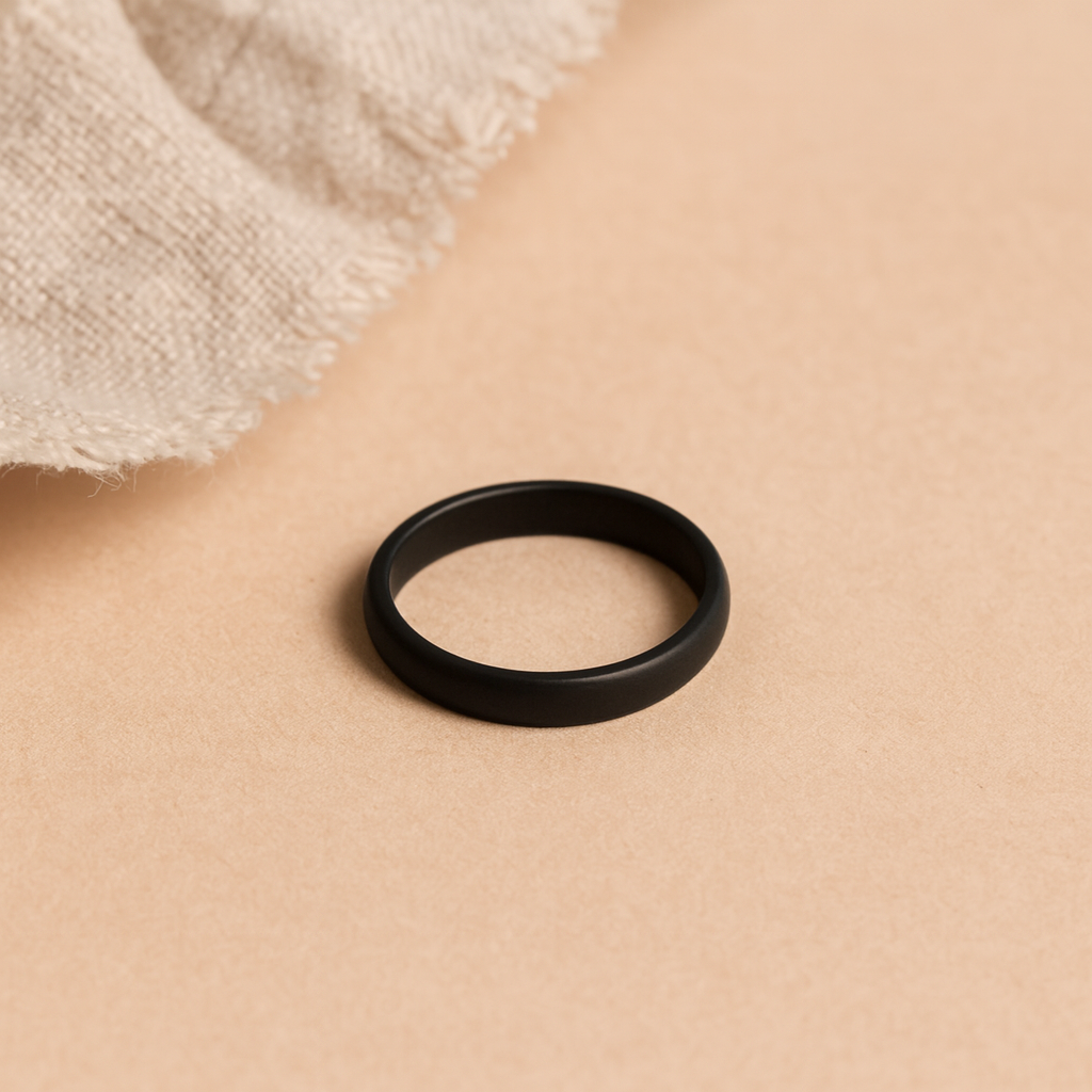 4 mm Matte Ring-Rings-Anushka Jain Jewellery