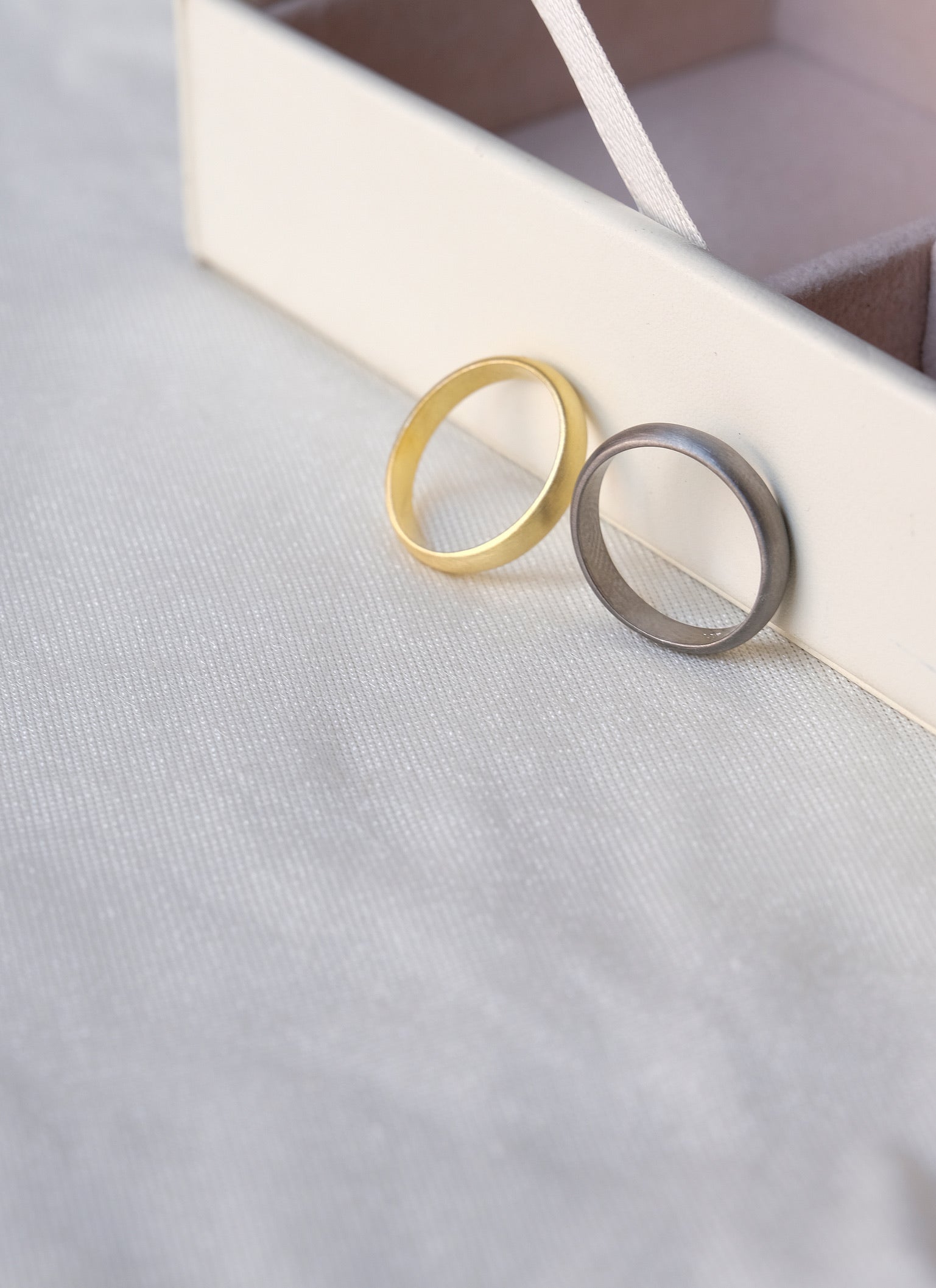 4 mm Matte Ring-Rings-Anushka Jain Jewellery