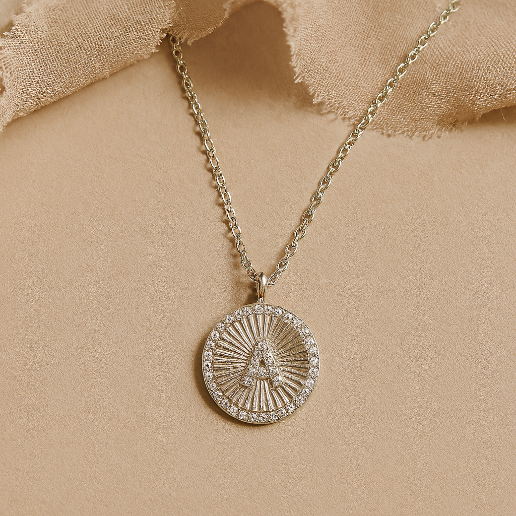 Initial Ray Necklace