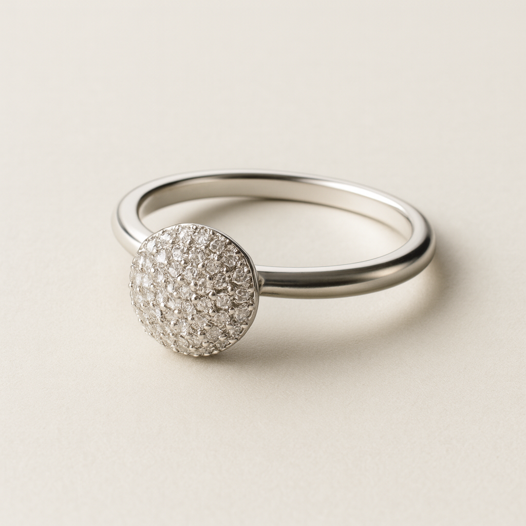 Diamond Circle Ring