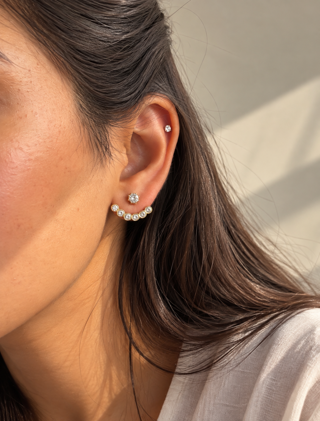 Solitaire Bubble Ear Jacket