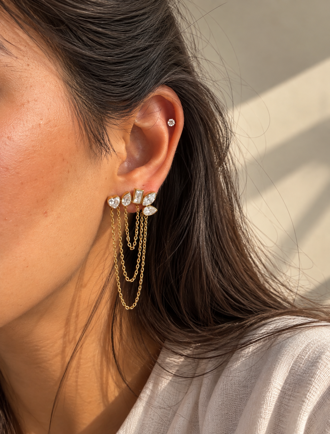 Cascade Chain Stud
