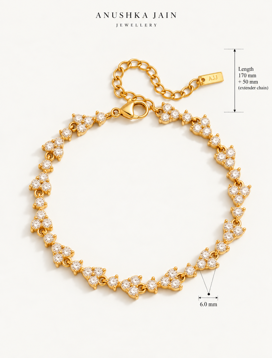 Trio Tennis Bracelet