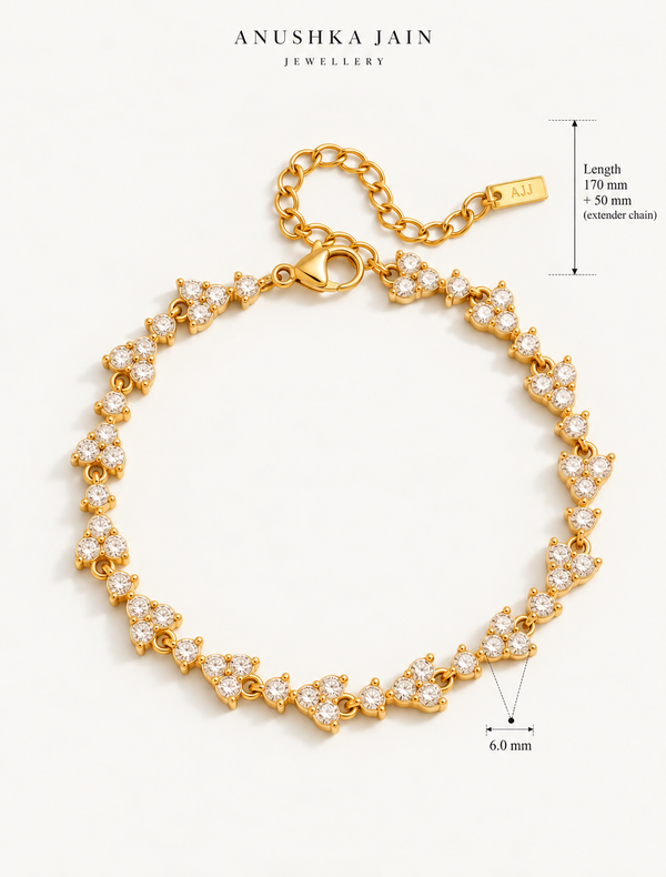 Trio Tennis Bracelet