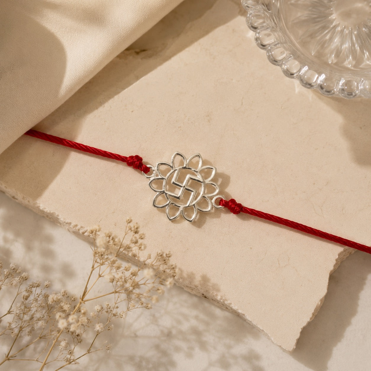 Swastik Flower Rakhi