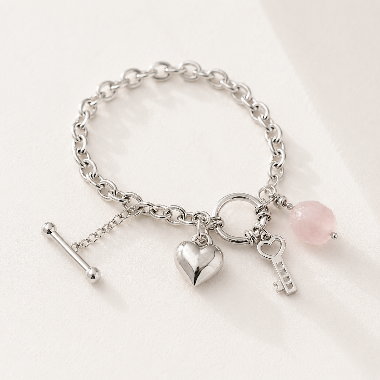 Rose Quartz Cuff