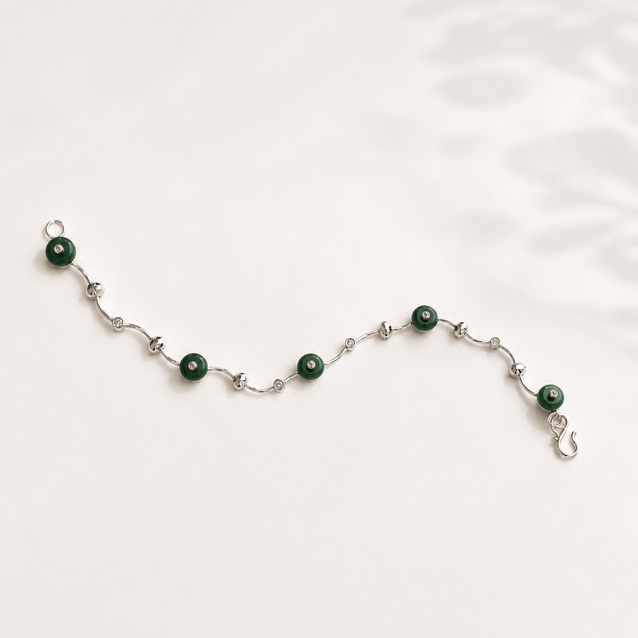 Green Onyx Tennis Bracelet