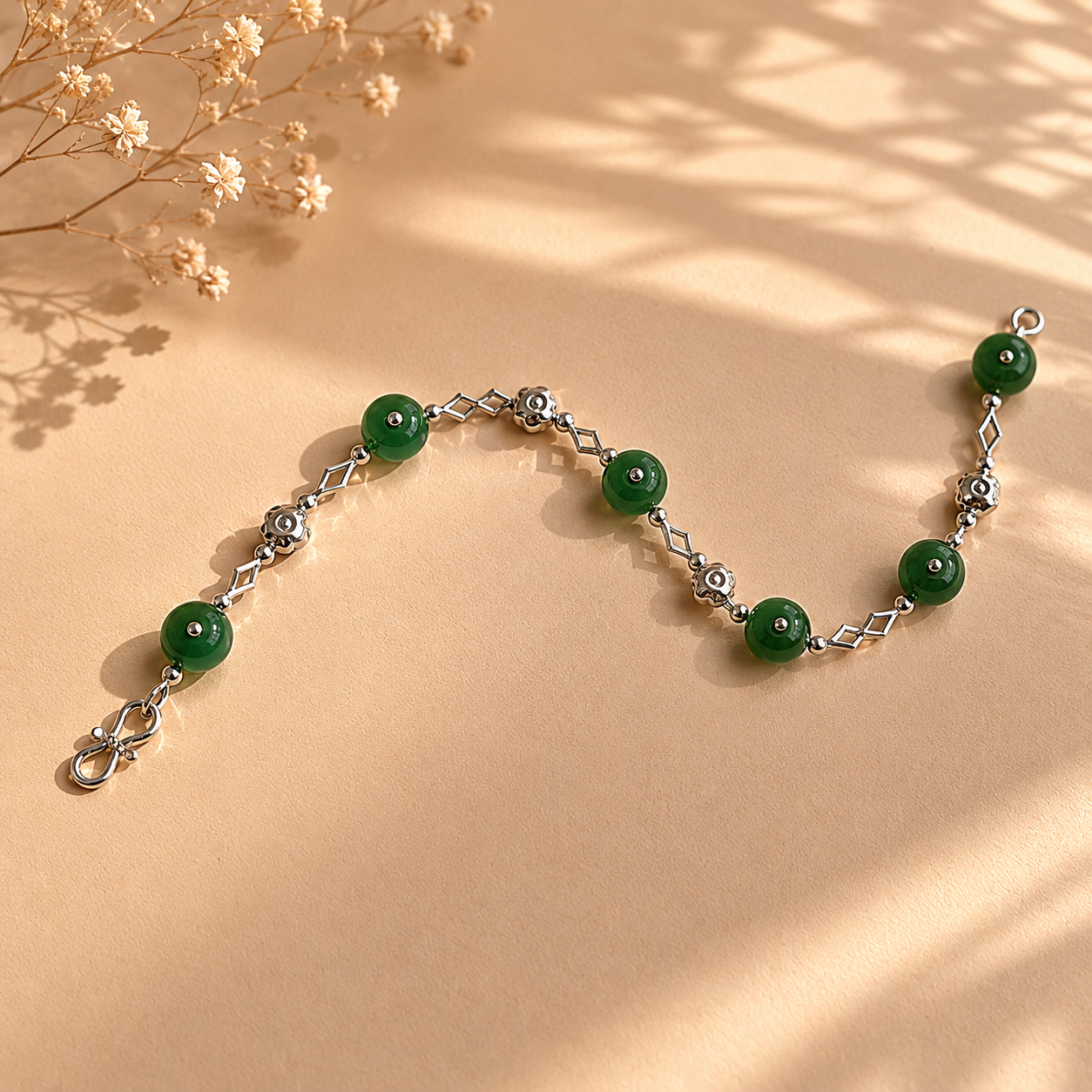 Jade Line Bracelet