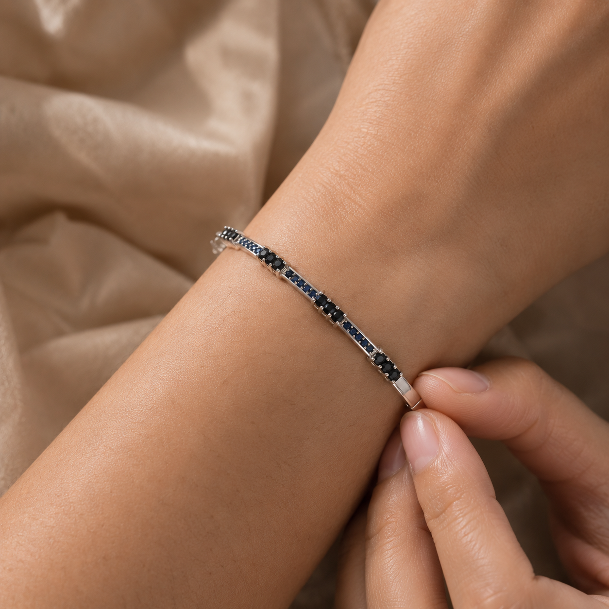 Sapphire Mist Bangle