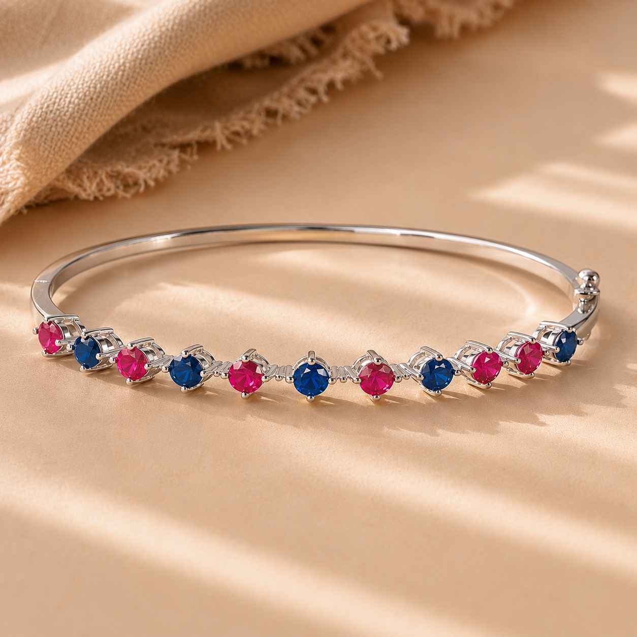 Multi CZ Bangle