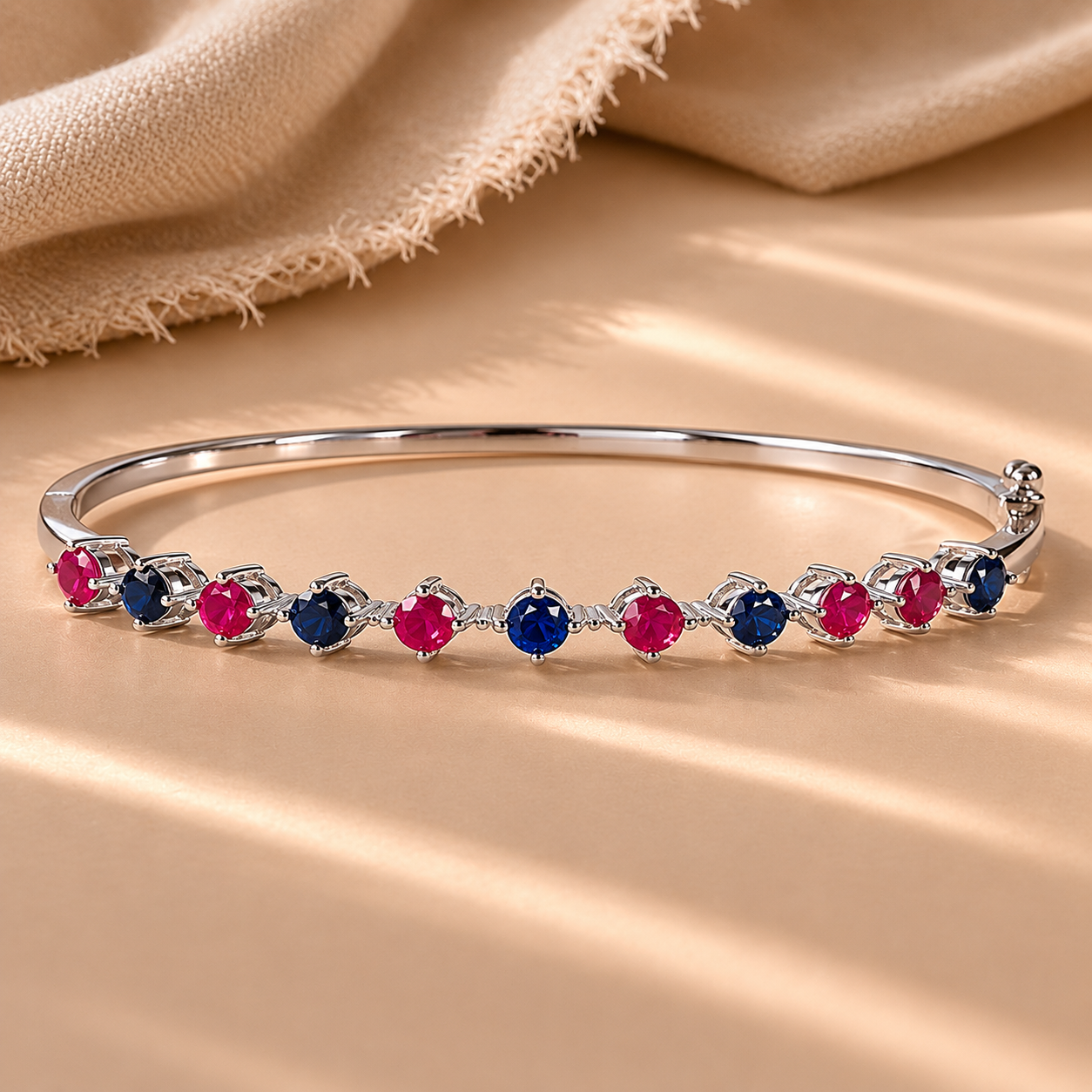 Multi CZ Bangle