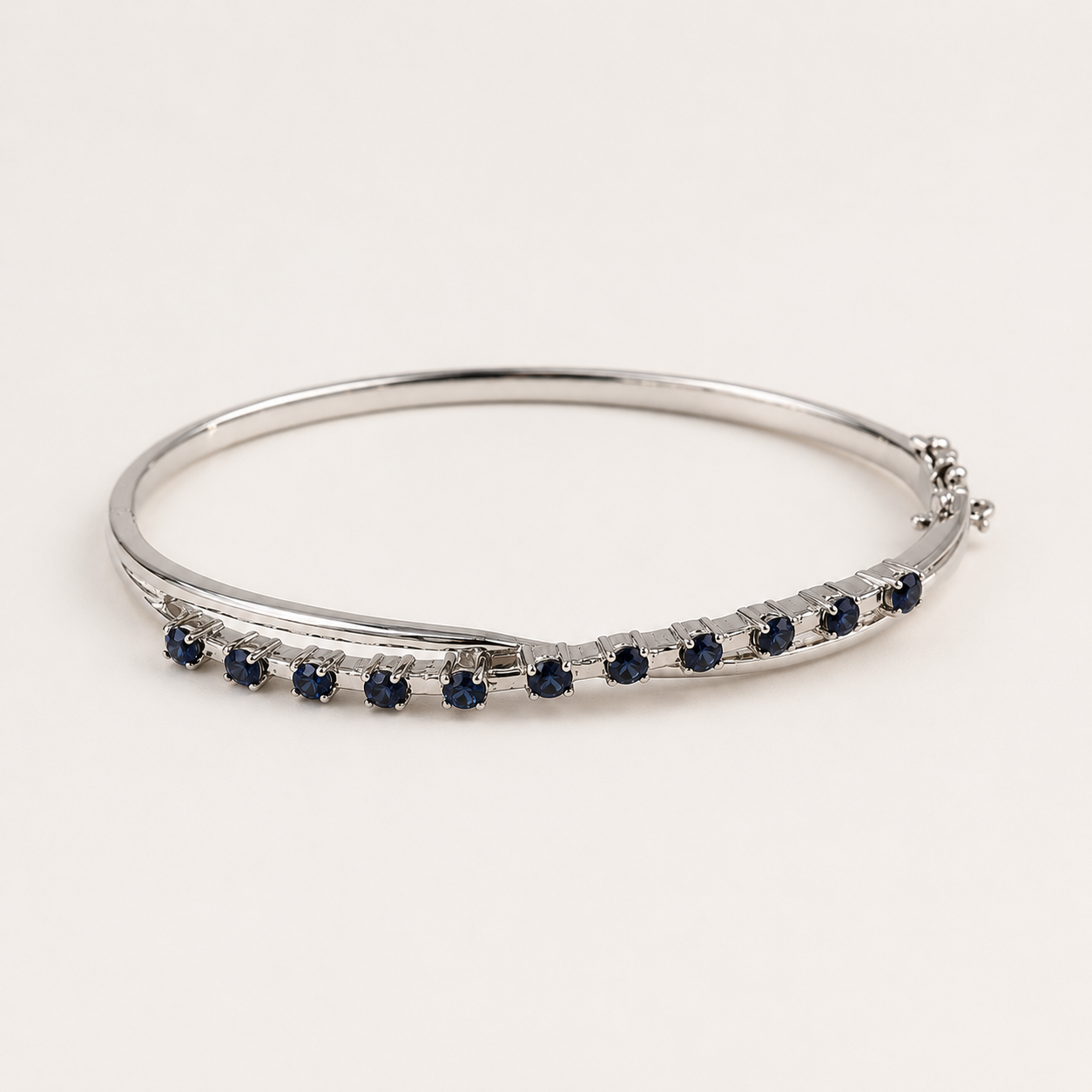 Sapphire Arc Bangle