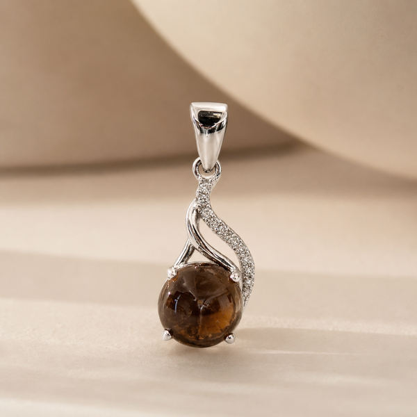 Yellow Tourmaline Cluster Charm