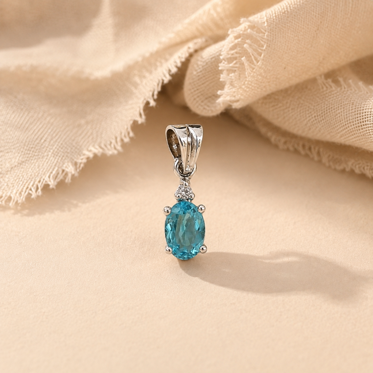 Blue Topaz Charm