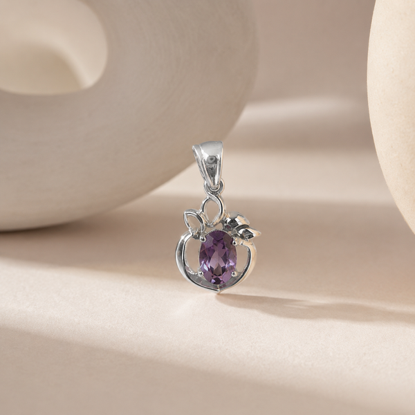 Amethyst Solitaire Charm