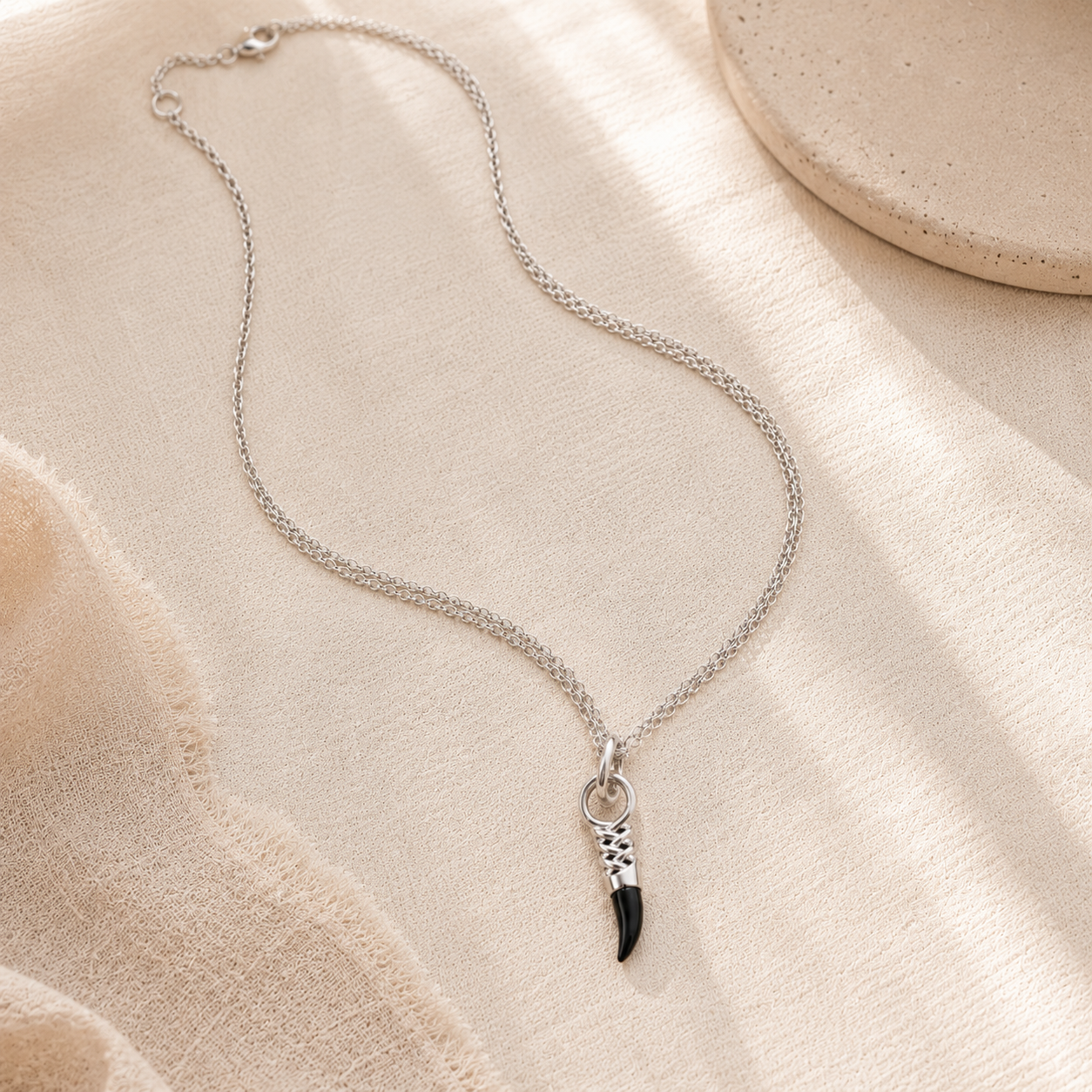 Onyx Blade Necklace