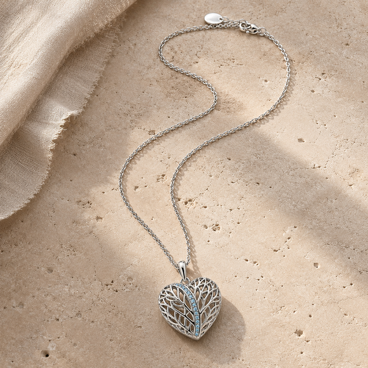 Aqua Orbit Necklace