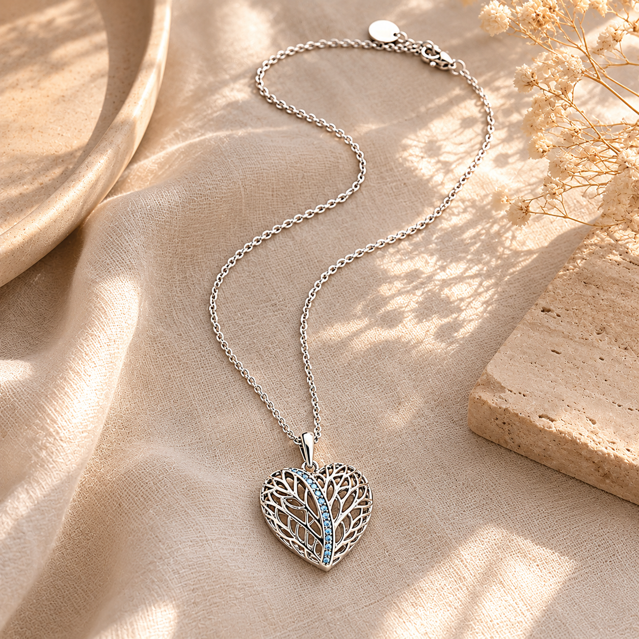 Aqua Orbit Necklace