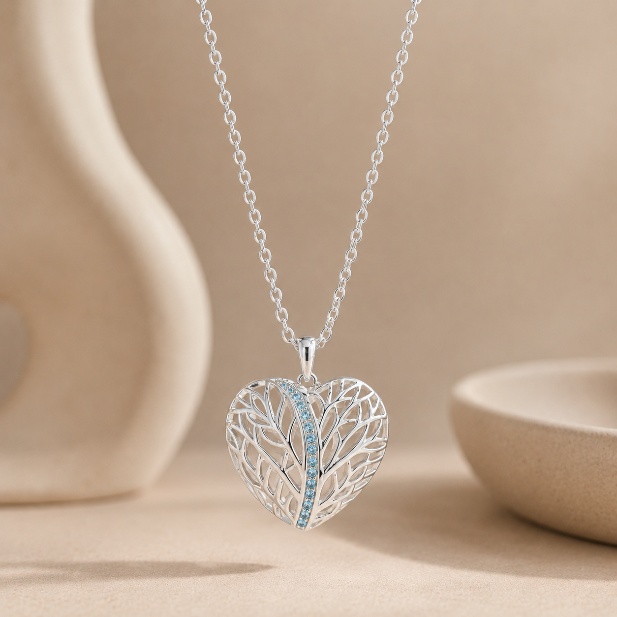 Aqua Orbit Necklace