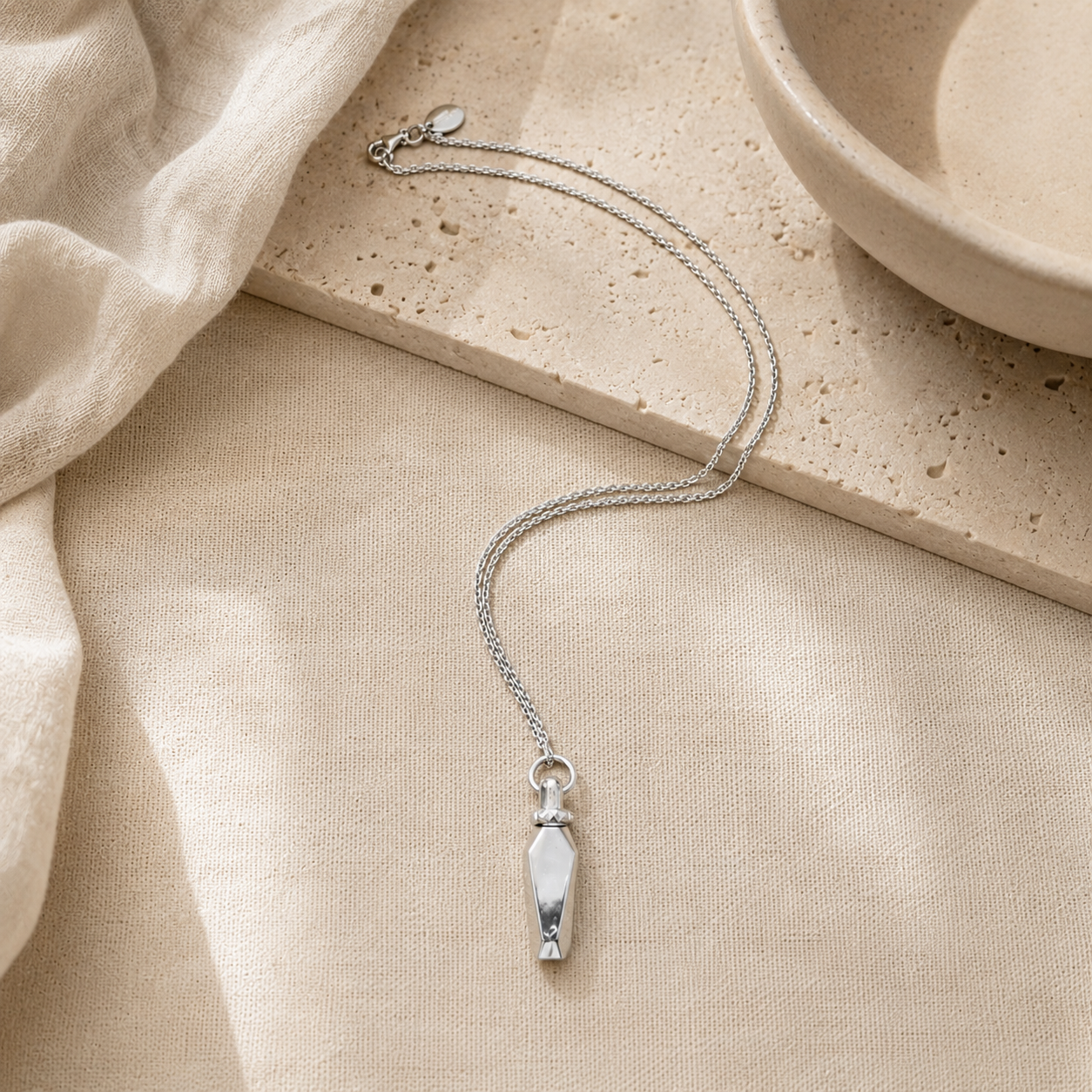Column Drop Necklace