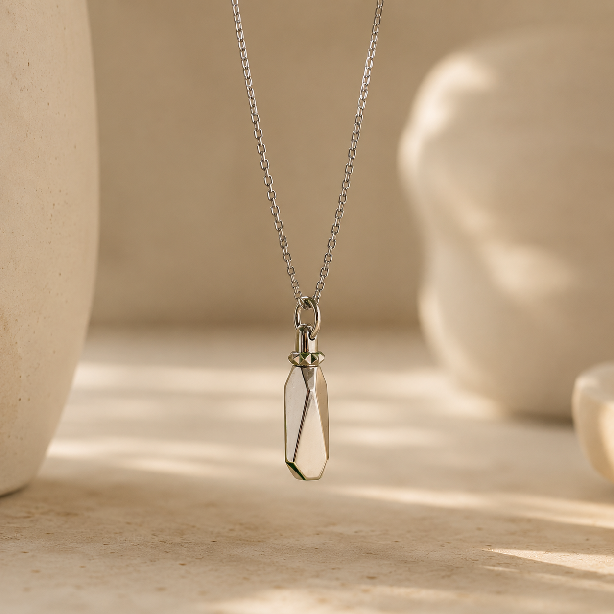 Column Drop Necklace