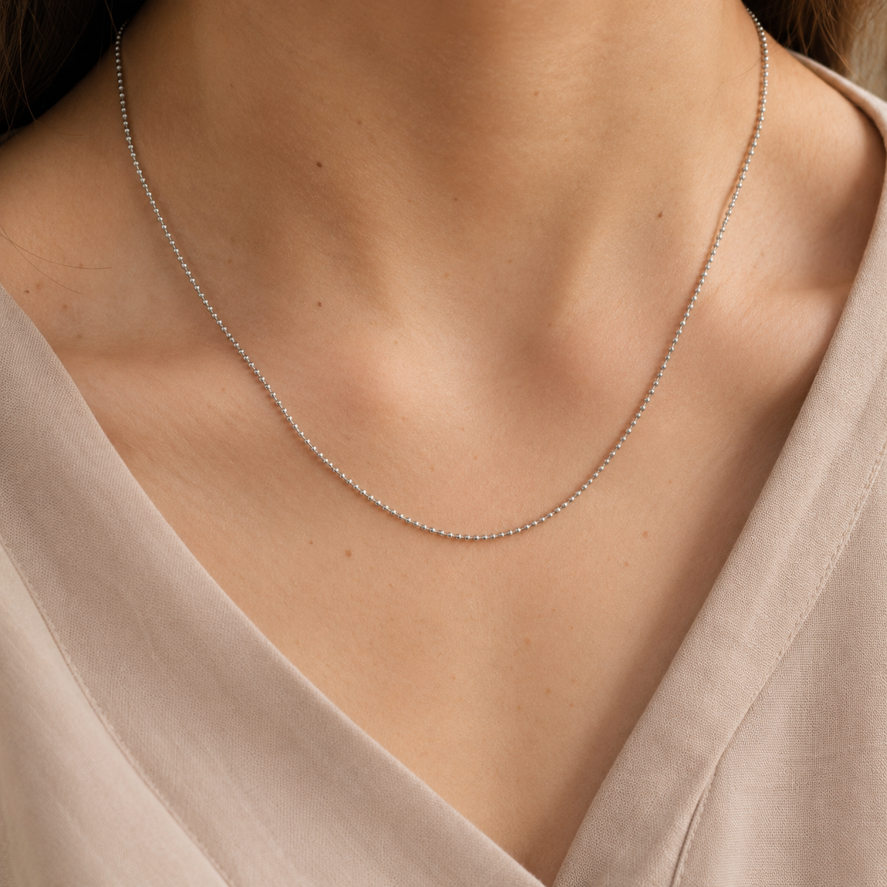 Silk Chain Necklace
