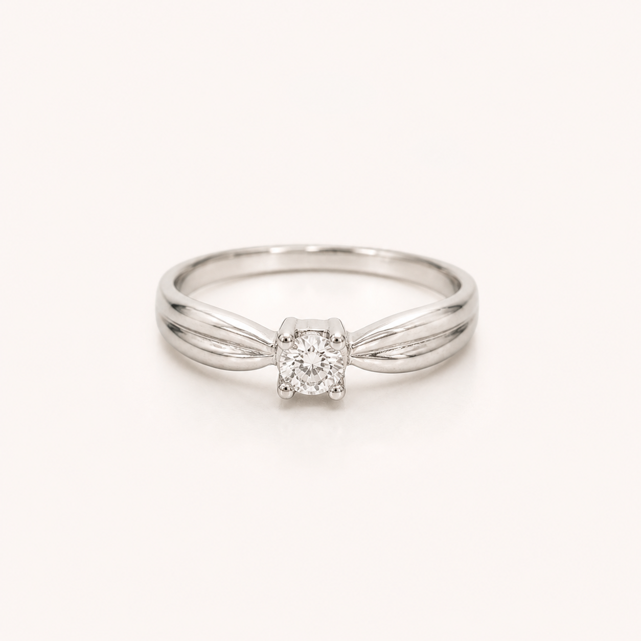 Astra Bloom Solitaire Ring