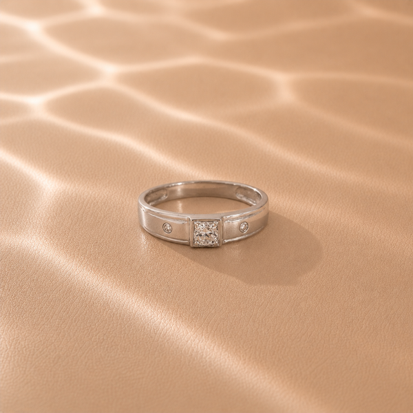 Astra Solitaire Band Ring