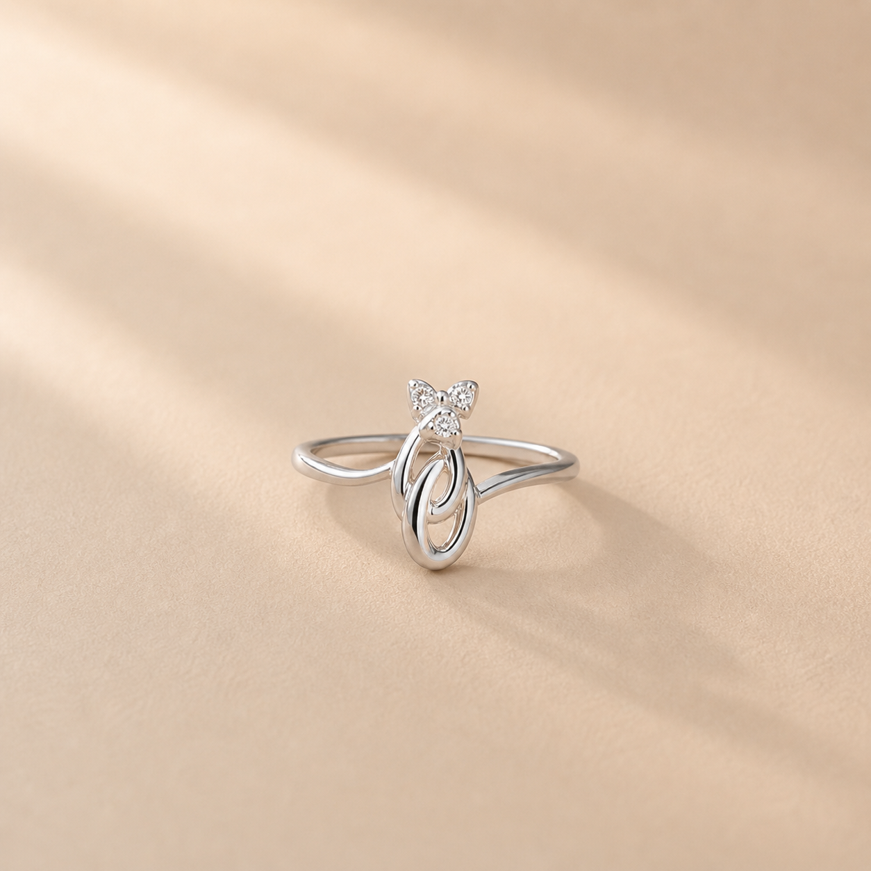 Luna Kitty CZ Ring