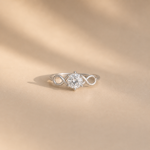 Infinity Grace Solitaire Ring