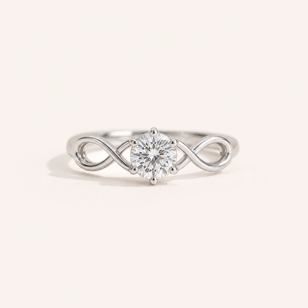 Infinity Grace Solitaire Ring