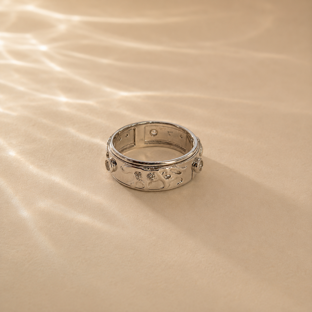 Celestial Orbit Spinner Ring