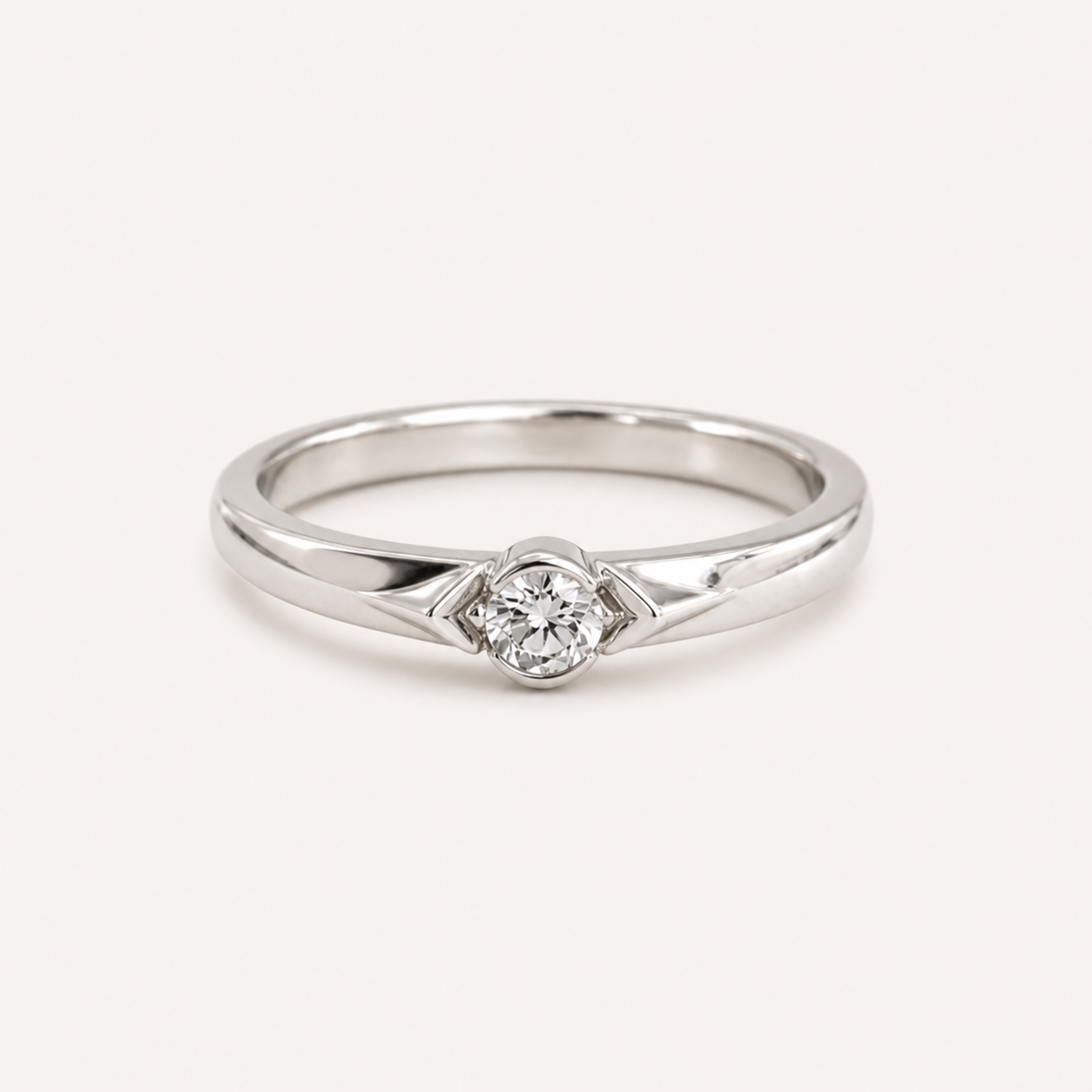 Solitaire Whisper Ring