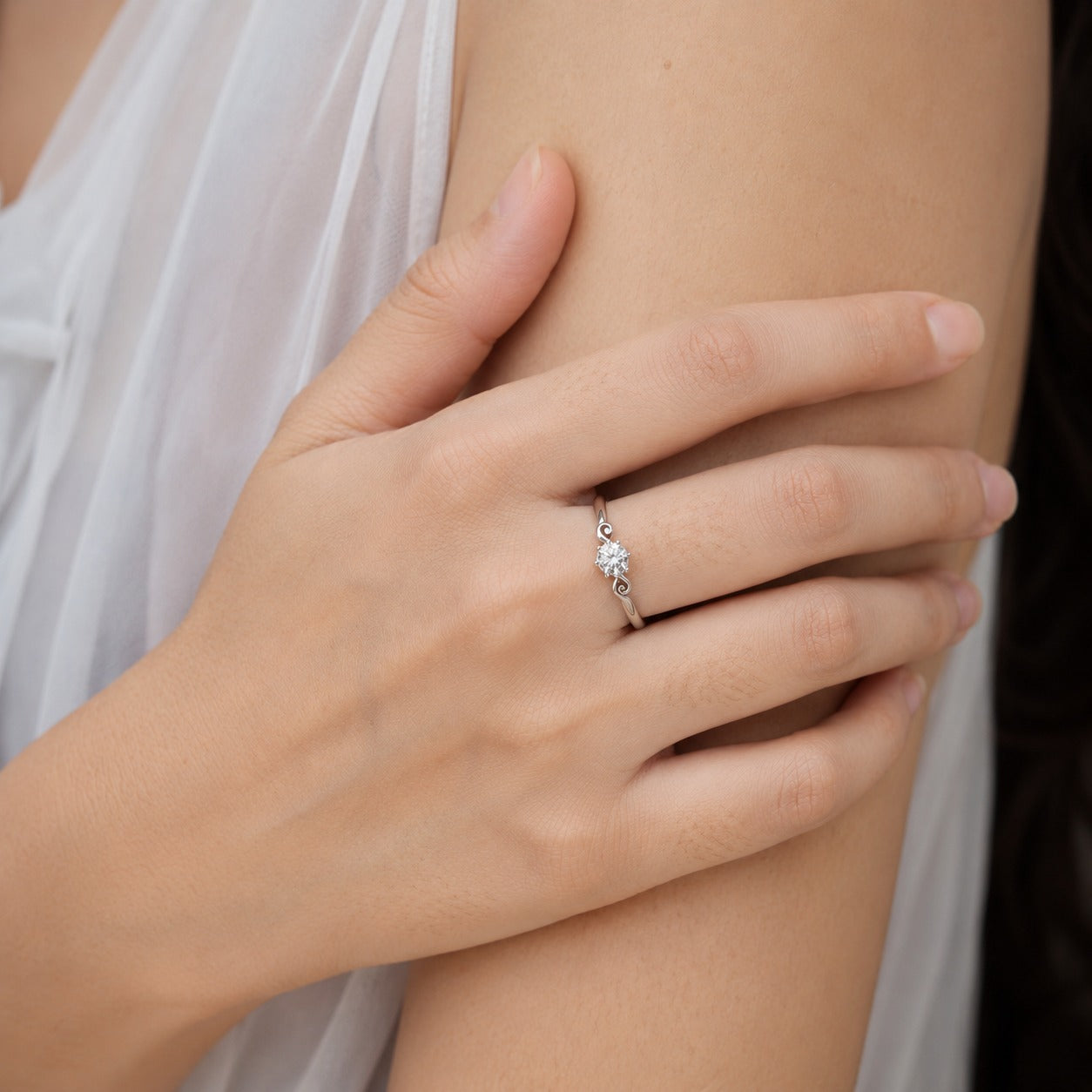 Seraphina Scroll Ring