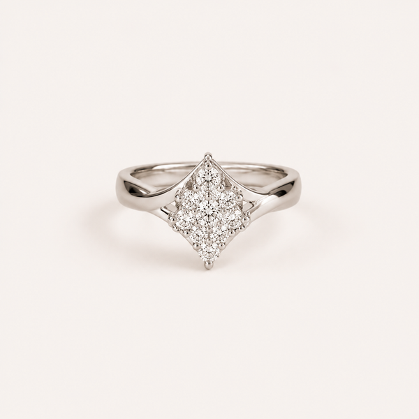 Celestia Cluster CZ Ring