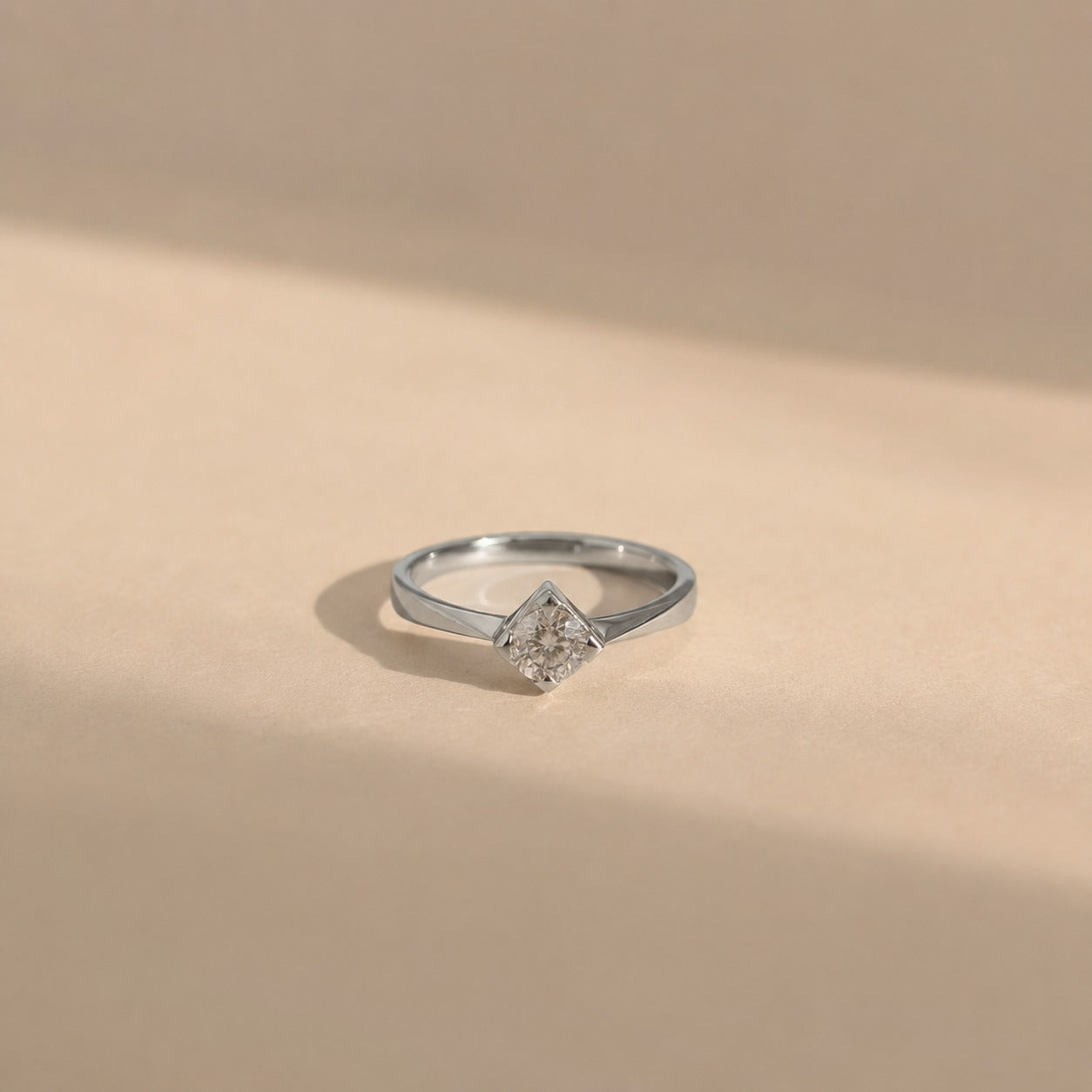 Celestia Princess Solitaire Ring