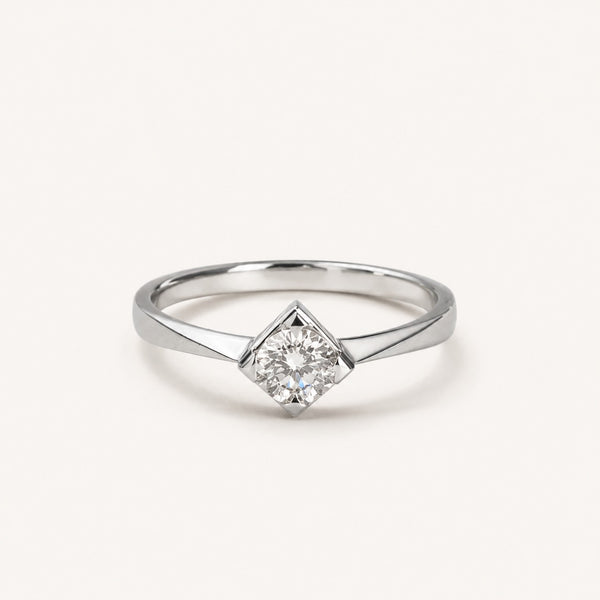 Celestia Princess Solitaire Ring