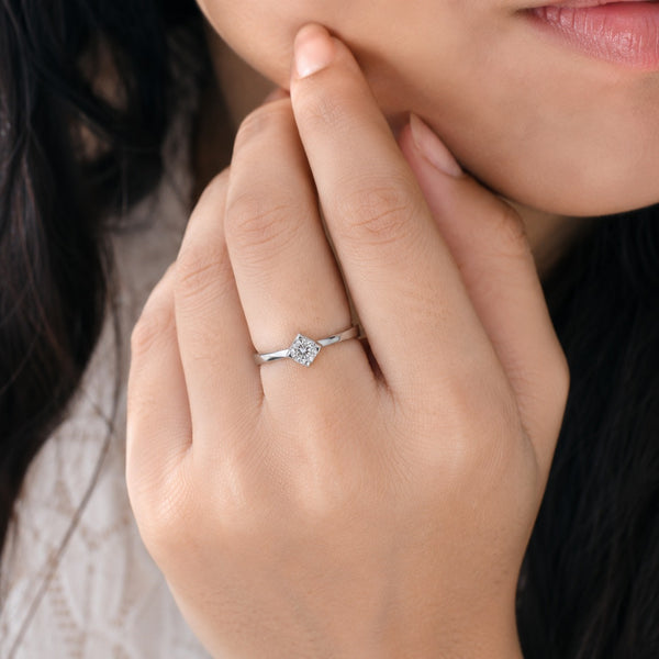 Celestia Princess Solitaire Ring