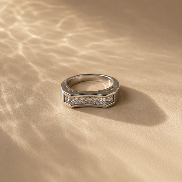 Nova Prism CZ Band Ring