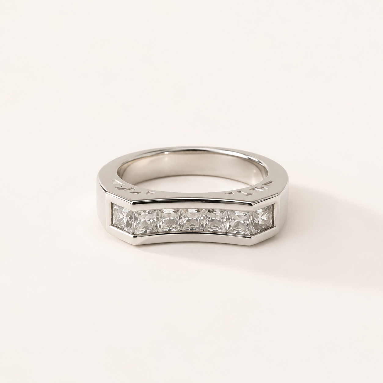 Nova Prism CZ Band Ring